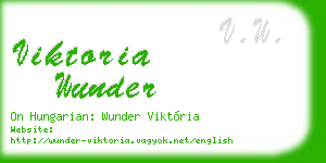 viktoria wunder business card